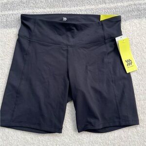 All in Motion Women's Black Bike Shorts NWT